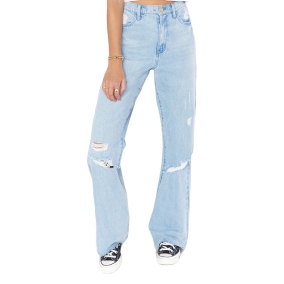 Show Me Your MuMu Denim - Show Me Your Mumu 90's Straight Jeans size 26 NWT